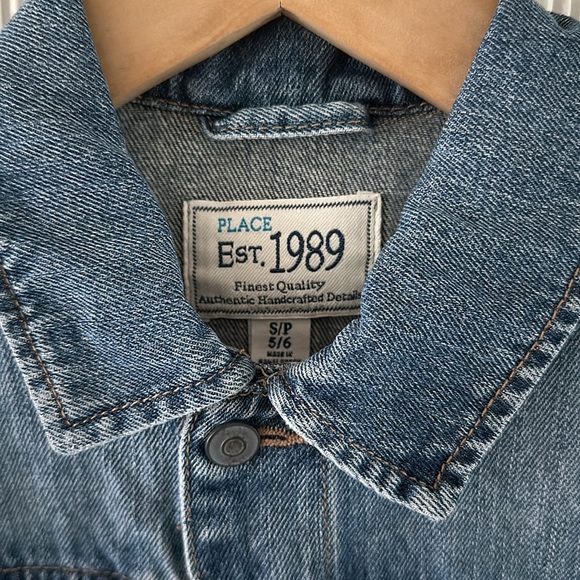 Place Blue Denim Jean Jacket sz S (5/6) - Picture 5 of 7